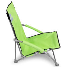 Folding deckchair green Spokey PANAMA
