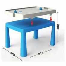 3toysm Art.4581 Plastic table blue