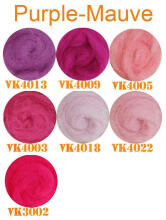 Wool Felt Art.VKMIX16-50 Шерсть разноцветная для Сухого и Мокрого валяния,5 шт.(50г)