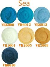 Wool Felt Art.VKMIX24-50  Vilnas Karsums 5 gab.(50gr.)