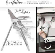 Sweety Fox Baby Highchair Art.Q1 Многофункциональный стульчик для кормления