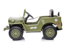 Toma Jeep Art.JH103 Olive Green Mašīna ar akumulatoru un tālvadības pultu
