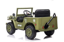 Toma Jeep Art.JH103 Olive Green Mašīna ar akumulatoru un tālvadības pultu