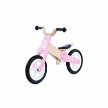 Moovkee  Runner Jane Art.152061 Pink Детский велосипед/бегунок с деревянной рамой 2 в 1