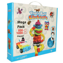Ikonka Art.KX4864 Velcro blocks colourful creative balls 836el.