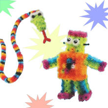 Ikonka Art.KX4864 Velcro blocks colourful creative balls 836el.