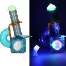 Ikonka Art.KX5144_2 Luminous magnetic marble ball track 49 elements