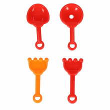 Ikonka Art.KX4769_1 Sand accessories toy moulds shovels 28el.