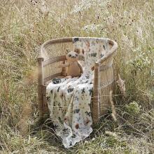 Elodie Details bamboo muslin blanket 80x80 cm, Meadow Blossom