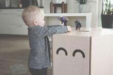 Wooden Toy Chest Art.BBO005 Natural Деревянный ящик для игрушек