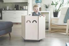 Wooden Toy Chest Art.BBO005 Natural Деревянный ящик для игрушек