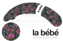 La Bebe™ Moon Maternity Pillow Art.152333 Garden Liels spilvens grūtniecēm ar memory foam (īpaši mīksts un kluss pildījums, kas pielagojas ķermenim) 195cm