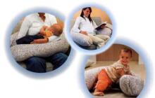 La Bebe™ Moon Maternity Pillow Art.152361 Light Beige Spilvens-pakavs grūtniecēm ar polistirola pildījumu [2 pārvalki]
