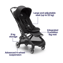 Bugaboo Butterfly Art.152368 Forest Green Bērnu pastaigu rati/ratiņi