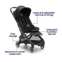 Bugaboo Butterfly Art.152369 Heritage Black Детская прогулочная коляска