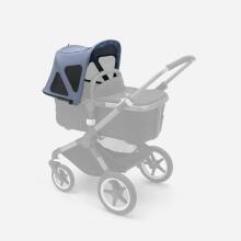 Bugaboo Fox/Cameleon3/Lynx breezy sun canopy v2 Art.152381 Dark Cherry Saules aizsardzība
