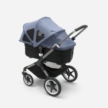 Bugaboo Fox/Cameleon3/Lynx breezy sun canopy v2 Art.152381 Dark Cherry Saules aizsardzība