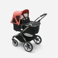 Bugaboo Fox/Cameleon3/Lynx breezy sun canopy v2 Art.100221010 Sunrise Red Saules aizsardzība