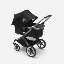 Bugaboo Fox/Cameleon3/Lynx breezy sun canopy Art.S003068001 Midnight Black Saules aizsardzība