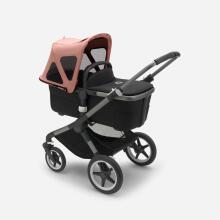 Bugaboo Fox/Cameleon3/Lynx breezy sun canopy Art.152390 Moon Grey Saules aizsardzība