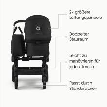 Bugaboo Donkey 6 Mono Complete Art.152406 Moon Grey Детская универсальная коляска трансформер