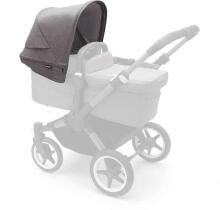 Bugaboo Donkey 5 sun canopy Art.100003002 Grey Melange Saules aizsardzība
