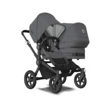 Bugaboo Donkey 5 duo extension set Art.100004004 Grey Melange