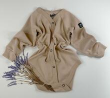 La Bebe™ NO Baby Body Art. 9-10-33 Cappuccino Бодик из 100% мягкого хлопка с длинным рукавом
