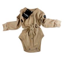 La Bebe™ NO Baby Body Art. 9-10-33 Cappuccino Бодик из 100% мягкого хлопка с длинным рукавом