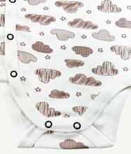 La Bebe™ NO Baby Body Art.10-10-23 Clouds Zīdaiņu bodiji no 100% kokvilnas ar garām piedurknēm