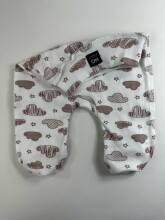 La Bebe™ NO Baby Pants Art. 10-04-21 Clouds Детские штанишки с широким поясом и закрытыми пяточками из чистого хлопка