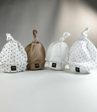 La Bebe™ NO Hat Art. 10-00-20 Dots Mazuļu (zīdaiņu) kokvilnas cepure