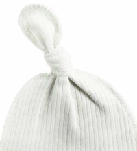 La Bebe™ NO Hat Art. 9-00-30 White Mazuļu (zīdaiņu) kokvilnas cepure