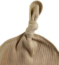 La Bebe™ NO Hat Art. 9-00-32 Cappuccino Шапочка для новорождённых 100% хлопок