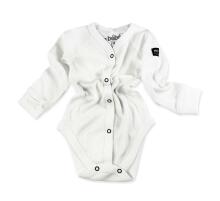 La Bebe™ NO Baby Body Art. 9-10-31 White Бодик из 100% мягкого хлопка с длинным рукавом