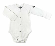 La Bebe™ NO Baby Body Art. 9-10-31 White Бодик из 100% мягкого хлопка с длинным рукавом
