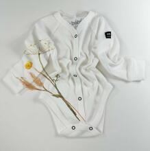 La Bebe™ NO Baby Body Art. 9-10-31 White Бодик из 100% мягкого хлопка с длинным рукавом