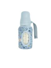 BIBS x Liberty Baby Bottle Sleeve Small Art.152785 Chamomile Lawn Baby Blue - Pudeles maciņš 110 ml