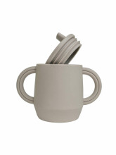 Atelier Keen Silicone Sippy Cup Art.152828 Greige - Силиконовая чашка-непроливайка