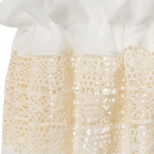 Jollein Veil Vintage Art.002-001-67030 Boho Lace Ivory -  Baldahīns bērnu gultiņai (155 cm)