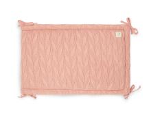 Jollein Bumper Art.004-895-66037  Spring Knit Rosewood -  Apmalīte bērnu gultiņai