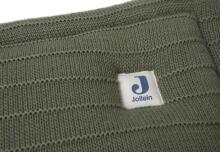 Jollein Bumper Art.004-895-67010 Pure Knit Leaf Green -  Apmalīte bērnu gultiņai