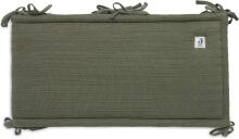 Jollein Bumper Art.004-895-67010 Pure Knit Leaf Green -  Apmalīte bērnu gultiņai