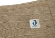 Jollein Bumper Art.004-895-67012 Pure Knit Biscuit - Бортик-охранка для детской кроватки