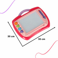 Ikonka Art.KX4676 Zīmoga rozā izbalēšanas zīmēšanas tablete