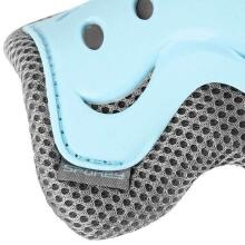 Spokey Shield M Art.940928 Blue Children's protective kit for palms, elbows and knees.