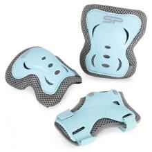 Spokey Shield M Art.940928 Blue Children's protective kit for palms, elbows and knees.