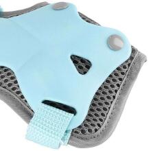 Spokey Shield M Art.940928 Blue Children's protective kit for palms, elbows and knees.