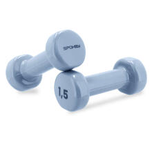Spokey SHAPE Art.941964 A set of vinyl dumbbells/sport/gym 2x 1,5 kg