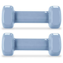 Spokey SHAPE Art.941964 A set of vinyl dumbbells/sport/gym 2x 1,5 kg